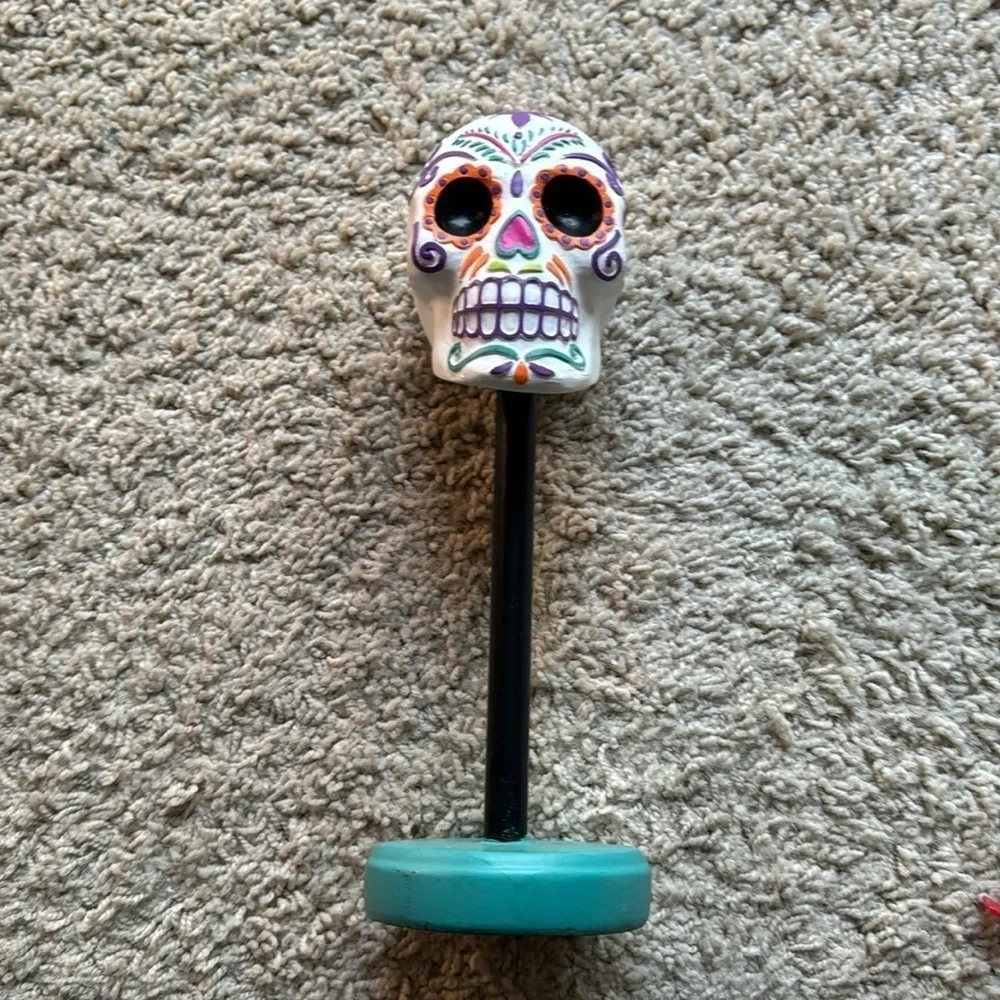Target Day of the dead tabletop skull decor NWT